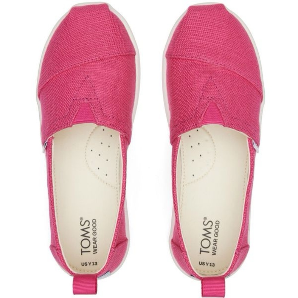 NWT TOMS Toddler Girls Pink Shoes Size 11